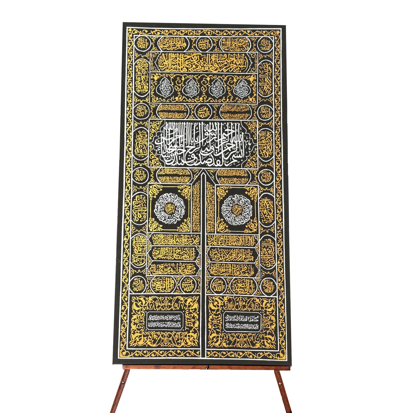 Hand Painted Kaaba Door Kiswah