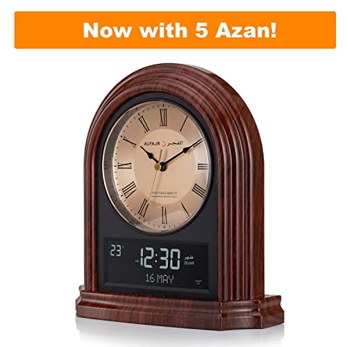 AlFajr Azan Table Clock CA-21 (with 5 Different Azans)